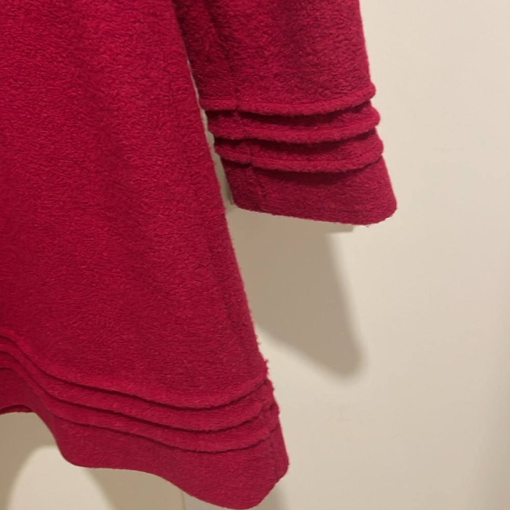 PRIORITIES RASPBERRY WOOL BLEND COAT - Picture 7 of 11